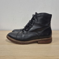 Frye James Bal Lug Black