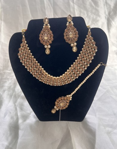 Indian bridal jewellery set - indian,