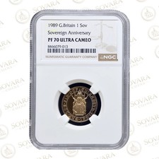 1989 Gold Proof Sovereign PF70