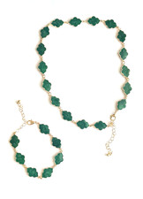 Elegant leaf necklace - elegant,