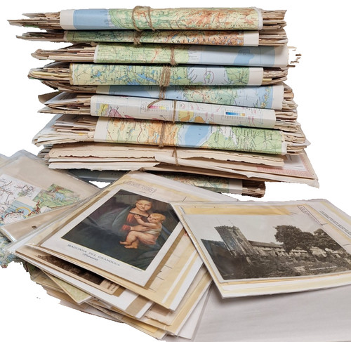 750 vintage book pages for - 750+g,