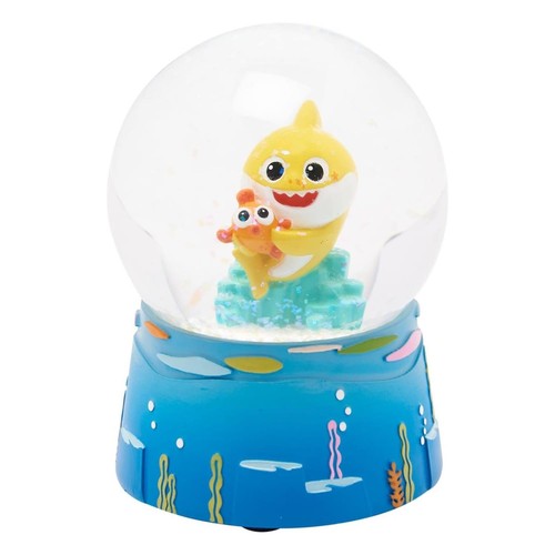 Baby shark glass snow globe - shark,