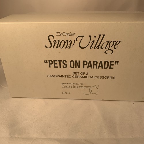 Department snow village - department,