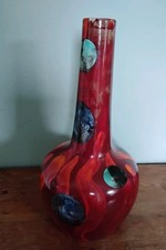 Poole Pottery  Very Large Bulbous Vase. Volcano Range. Unsigned Trial Piece