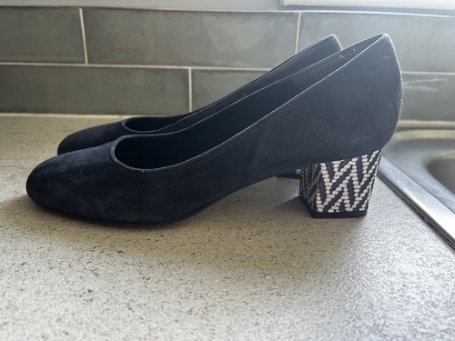 Tamaris navy suede shoe - , with