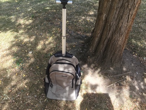 Samsonite backpack with wheels