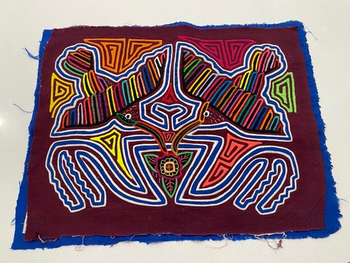 Kuna panel mola unframed wall - mola,