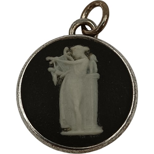 Wedgewood silver pendant - silver,
