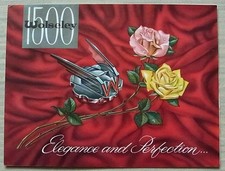 WOLSELEY 1500 Car Sales Brochure c1962 #H&E 62149