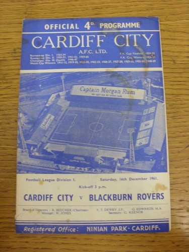 1961 cardiff city - cardiff,
