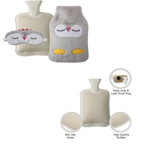 Hot water bottle faux - 2l,