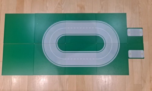Lego green baseplate - green, 6