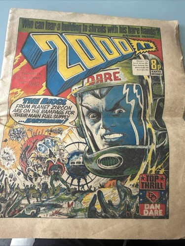 2000ad judge dredd comic - 2000ad,