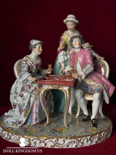 Rare antique porcelain large - rare,