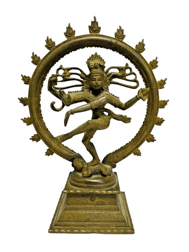 Vintage brass shiva nataraja - vintage,