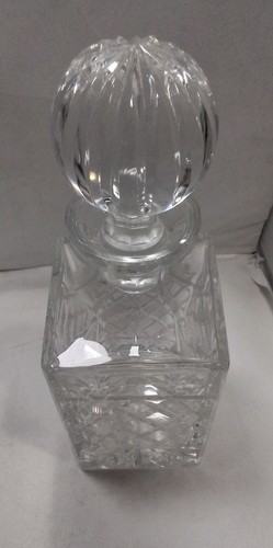 Cut crystal decanter set - cut,