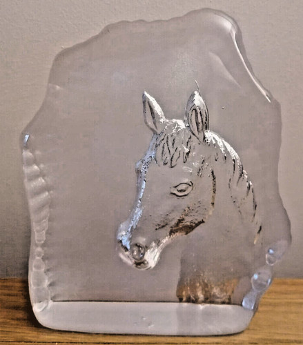Horse head glass - horse,