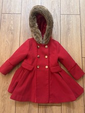 Gorgeous Red Coat F&F 3-4