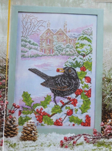 Cross stitch chart snowy - -,