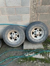 4x Land Rover Defender Puma 5 Stud Alloy wheels 