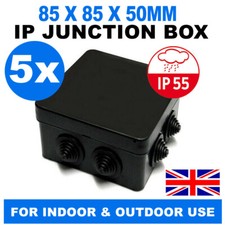 BOX OF 5 SECURICAM BLACK IP55