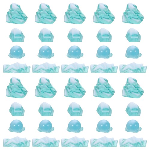 40pcs faux iceberg model - faux,