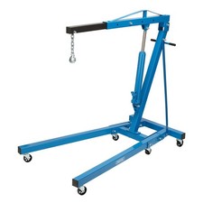 Draper 93510 Folding Engine Crane Garage Workshop Support Lift, 2 Tonne, Blue