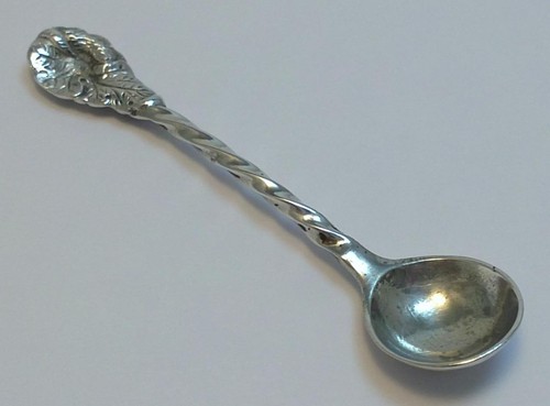 Antique sterling silver - salt, /