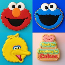 Set of 3 Elmo Cookie Monster