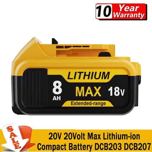 Pack 20v volt max 8 - pack, 20