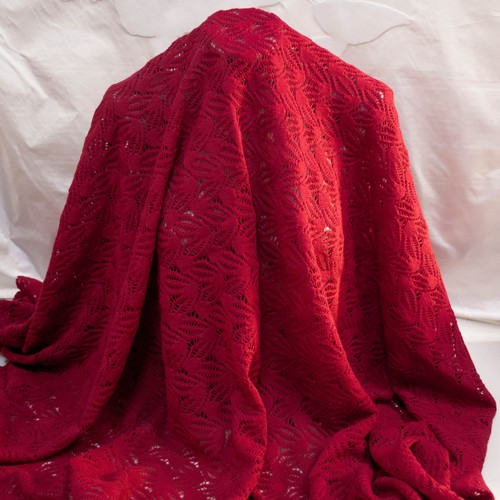Designer lace raspberry color