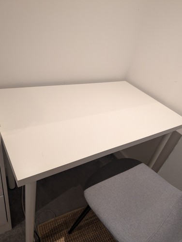 Ikea white desk - white,