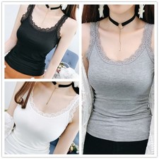 With Lace Summer Tank Tops