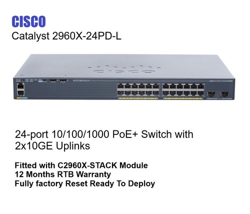 Cisco 2960x 24pd 24port - 2960x-24pd-l,