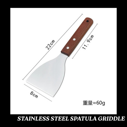Stainless steel spatula - stainless,