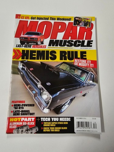 Mopar muscle magazine december - magazine,