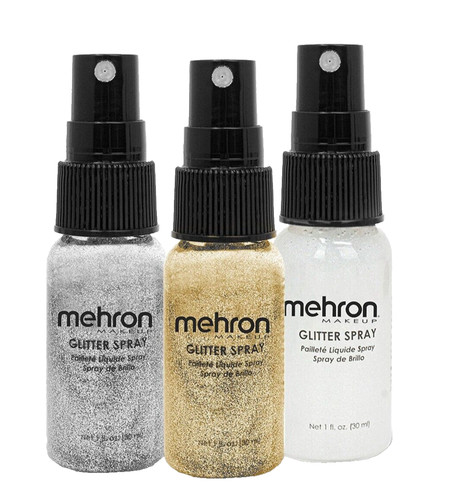 Mehron glitter spray - spray, 1