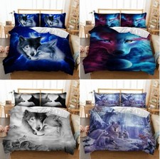 Wolf Galaxy Duvet Cover