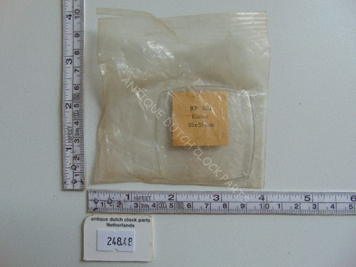 Plastic square clock glass for - clock,