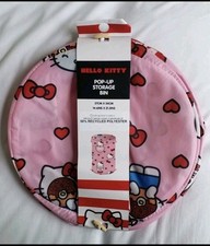 💕 Primark HELLO KITTY Pop Up PINK Love Hearts Storage Laundry Bin Basket NEW 💕