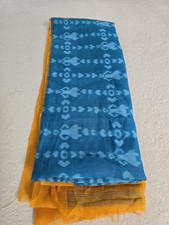 Half Silk Ikat Print Saree