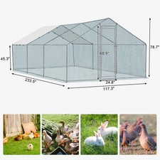 Large Metal Chicken Coop