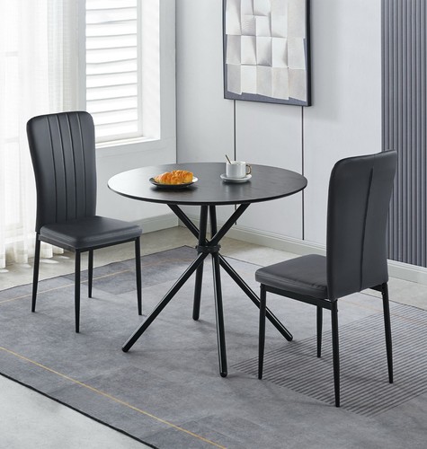 Dining set small - dining, black