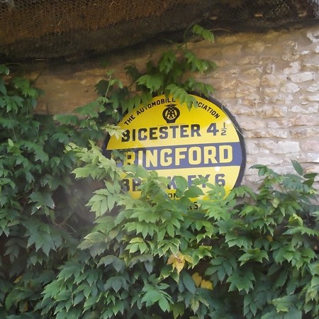 Photo 6x4 old - sign, on