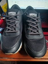 Skechers Ladies Lite Trainers in Black AIR COOLED MEMORY FOAM UK 5.5 EUR 38.5