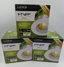 Luceco FType Mk2 Dimmable Colour Change 2400K-4000K, 76mm Cut Out Downlight