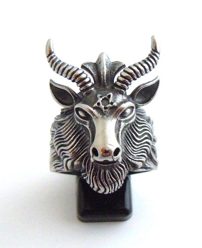 Goat head satanic pentagram - goat,
