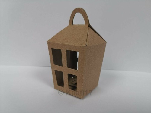 Lantern kraft card - favour, box