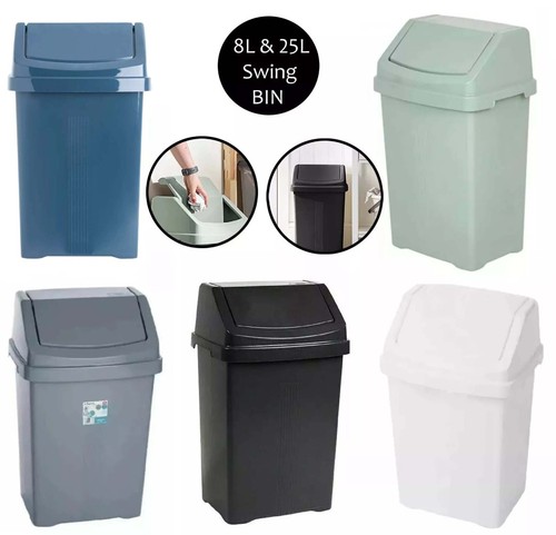 25l top swing bin durable - swing,