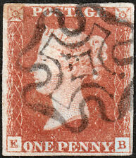 1841 SG7 AS51 1d RED BROWN -